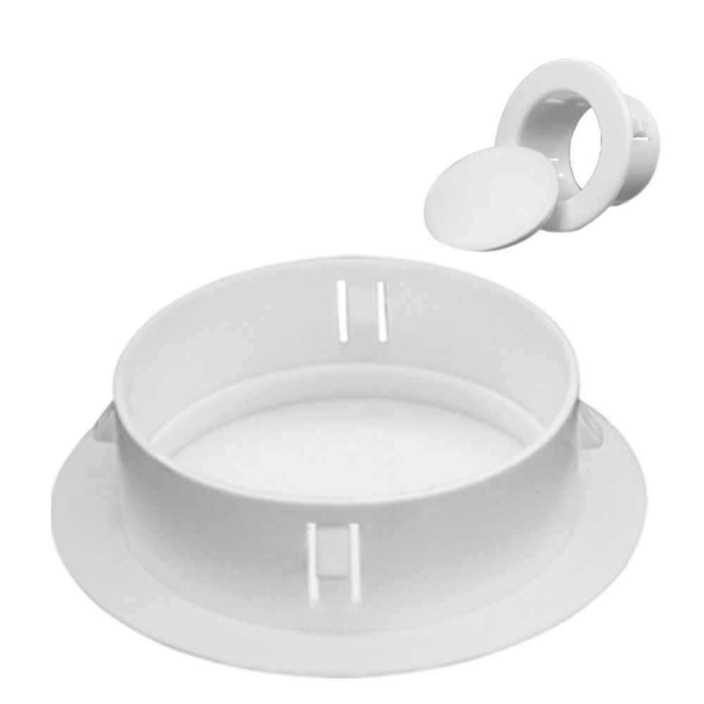 White Air Conditioning Pipes Cover Split Type Wall Hole Duct Cover Durable Pipe Plug Cable Passage