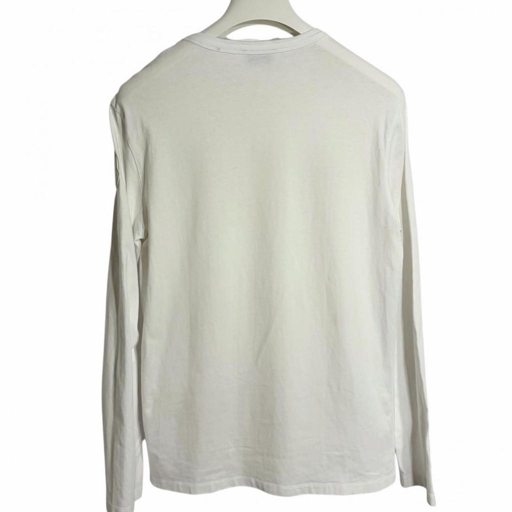 Used MONCLERLong-sleeved T-shirt White Mens
