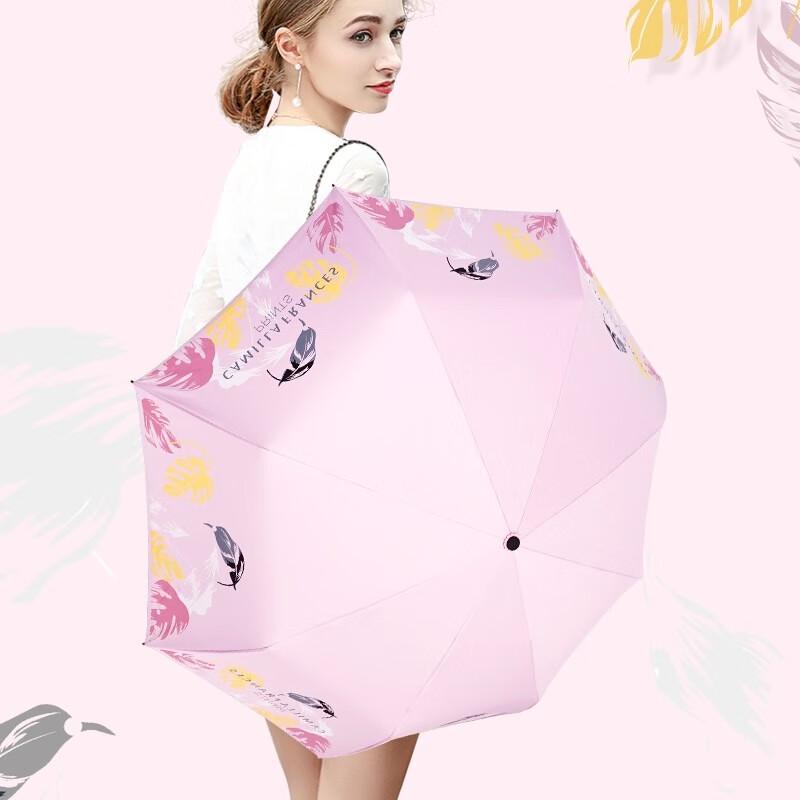 Red Leaf Electric UV Protection Straight Umbrella