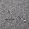 Adjustable Stainless Steel/Titanium Jewelry Chain Extender for Bracelets, Chokers, and Anklets