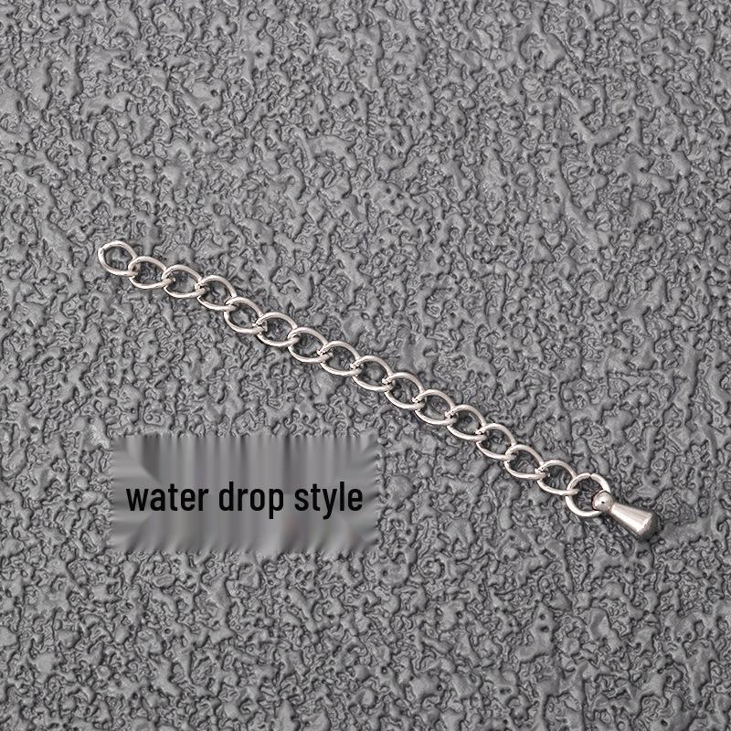 Adjustable Stainless Steel/Titanium Jewelry Chain Extender for Bracelets, Chokers, and Anklets
