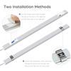1-6PCS Set LED Cabinet Bar Lamps EU 220V Integrated Lighting With Dimmable Touch/Hand Sweep Sensor Switch 25mm Board Penetrable