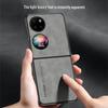 Huawei P50 Pocket S Leather Texture Frosted Protective Case for Foldable Phone