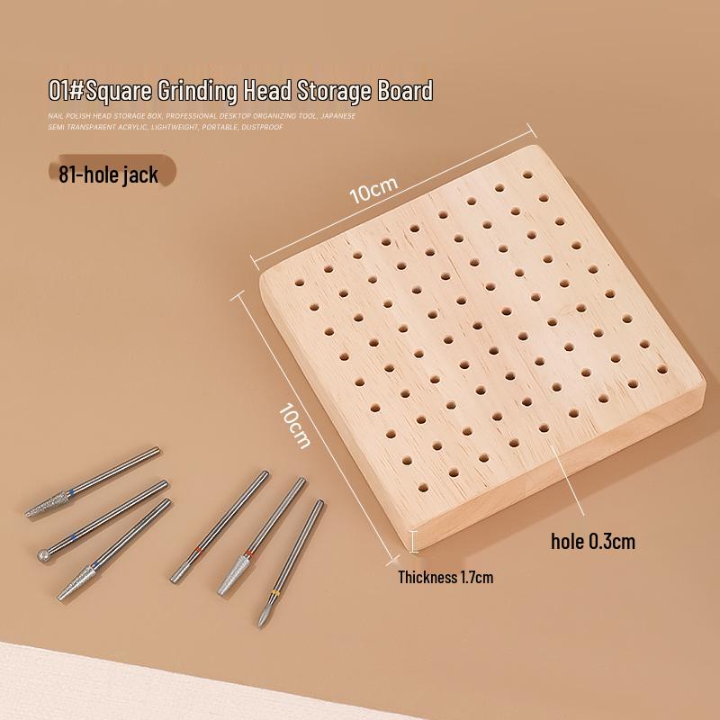 Минималистичный органайзер для сверл из массива дерева 2025 год 840₽