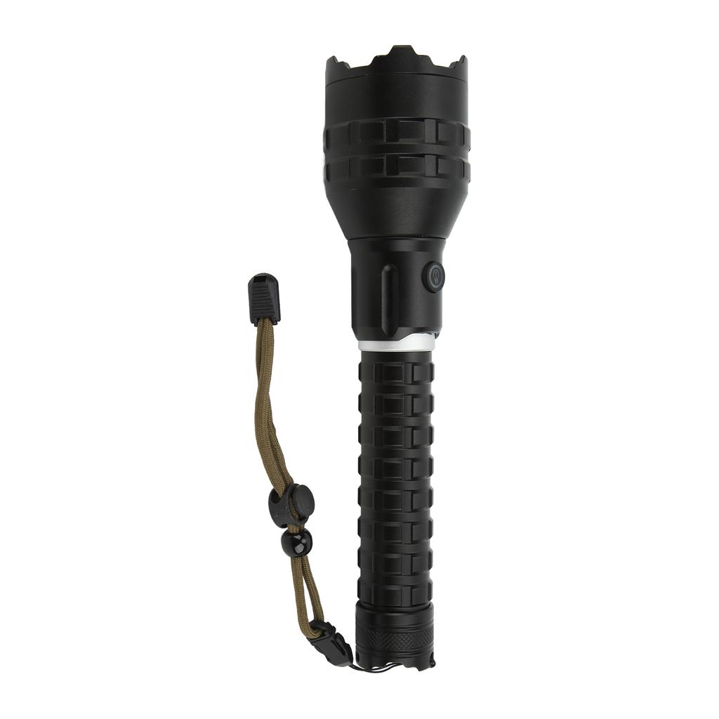 LED Flashlight Type C Charging High Brightness Ergonomic Nonslip IPX4 Waterproof Easy Operation Rechargeable Flashlight
