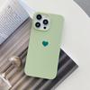 Matte Candy Color Love Heart Soft TPU Case For iPhone 14 13 12 11 Pro Xs Max 8 7 Plus X Xr SE Frosted Back Cover Silicone Shell