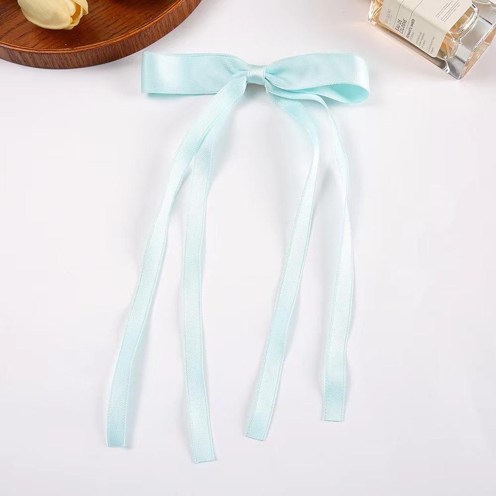 2pcs  New Cute Ribbon Bow Headband Long Tassel Hair Clip Women's Hair Accessories Girls Party Headwear Side Clips