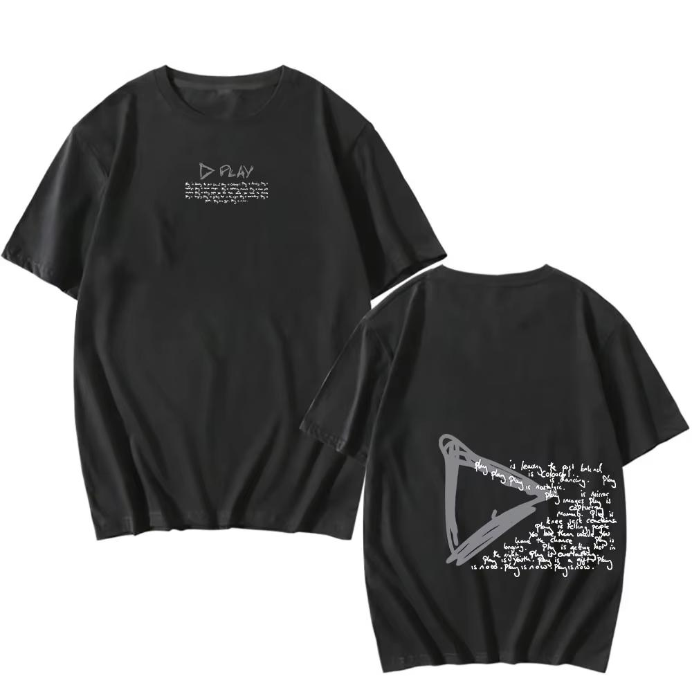 Camiseta De Vero 2026 Ed Sheeran Play Com Estampa Do Novo Lbum Camisetas Da Moda De Unisexga Curta Adequada Para Hounisexs E Mulheres