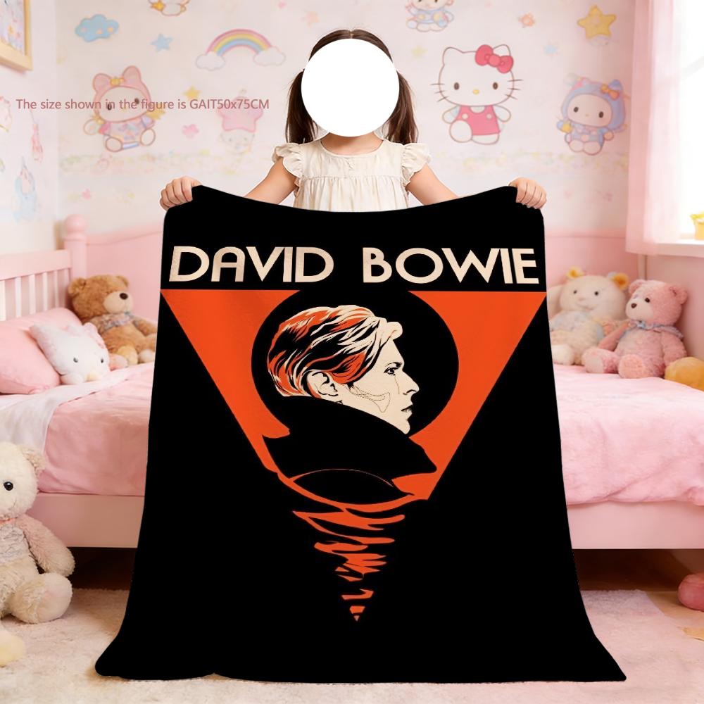 

Singer B-Bowie Dance Blanket D-David For Soft Throw Lets Blanket for Picnic Bed Sofa Home Bedroom Cozy Warm Comfortable 75x90cm