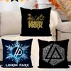 Band L-Linkin Cool P-Park LOGO Kudde Gåvor Heminredning Sovrum Soffa Bil Kuddöverdrag Fodral 45x45cm