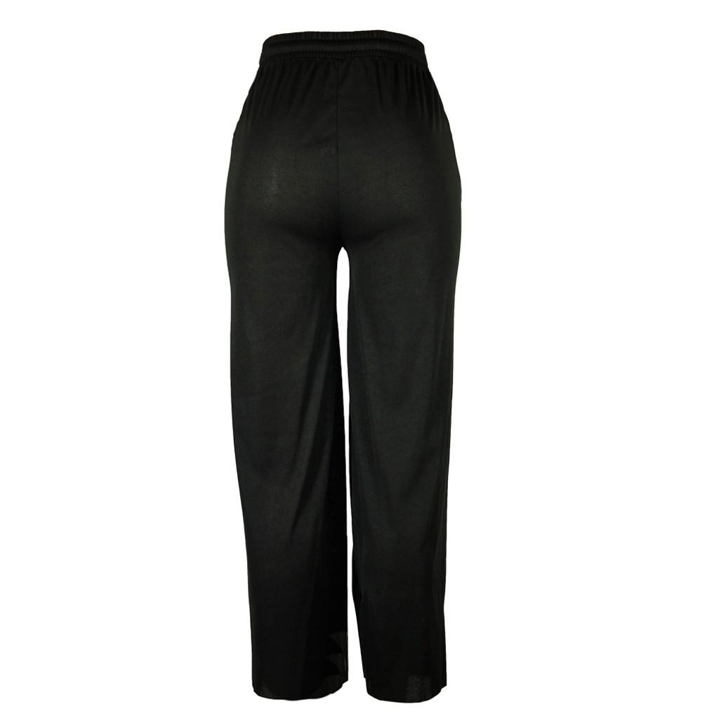 Women's  Color Casual  Loose Super Elastic Large Casual Pants Trouser