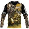 Spring Autumn Sweatshirts Fashion Fishing Men's Hoodie 3D Printing Casual Fashion Sportswear Top
