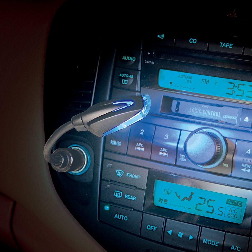 Seiwa F133 Car Supplies, Illumination, Twin LED Flexible Light, Blue LED & Clear LED, Black