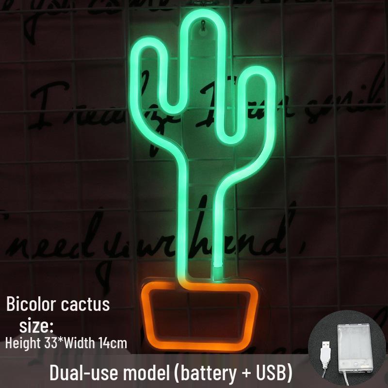 Trendy LED Neon Night Light Sign for Wall Décor