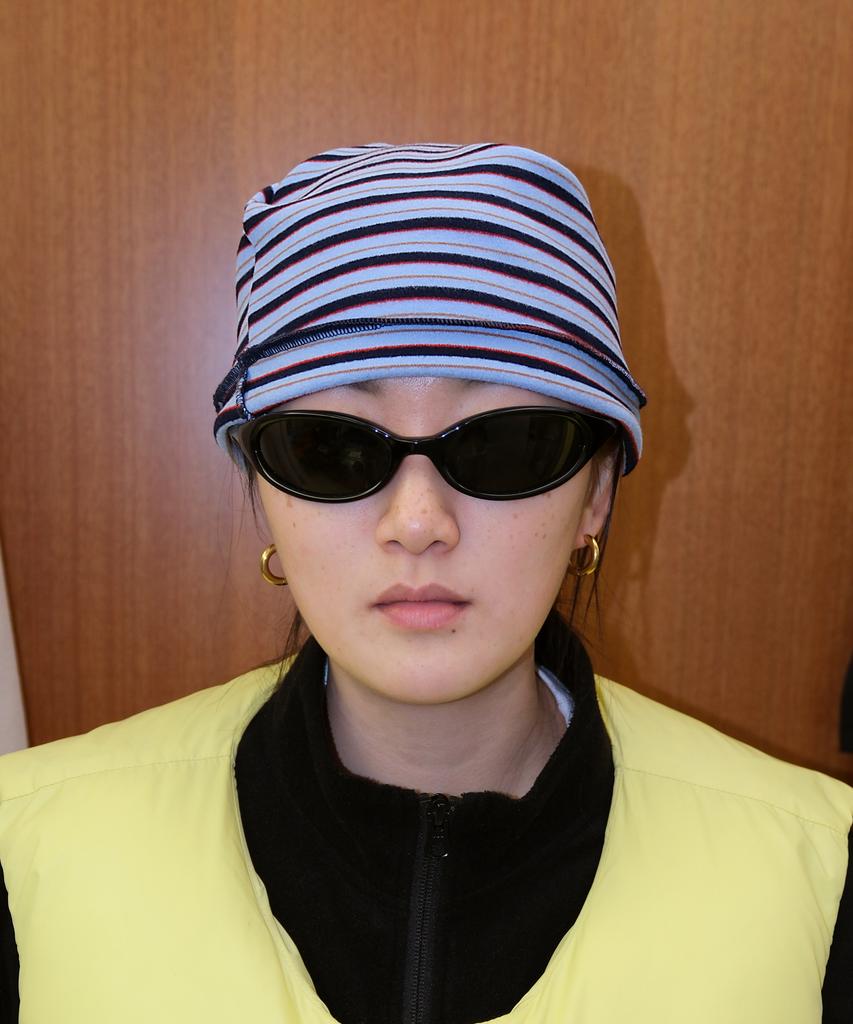 FIELDMANUAL Striped Fleece Beanie Navy
