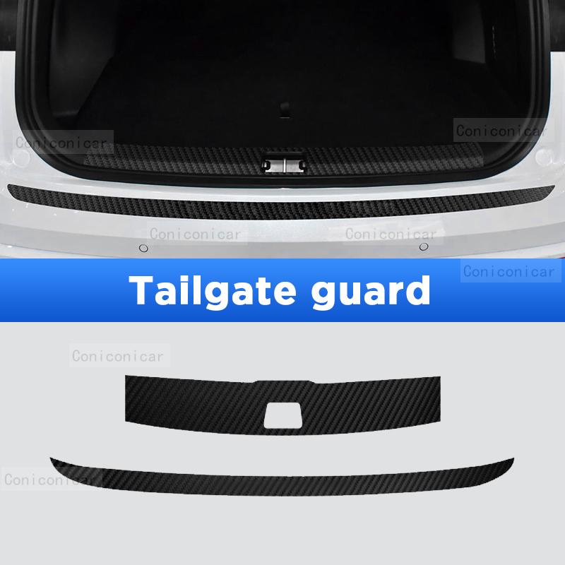 Car Door Sills Scuff Plate Threshold Protector Interior Imitation Carbon Fiber Sticker Accessories For GEELY MONJARO -2025