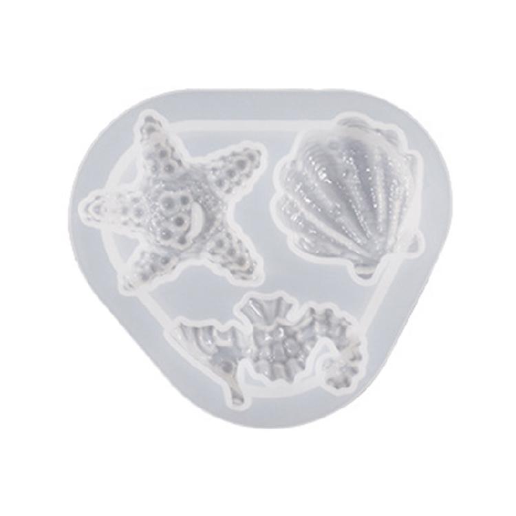 Halloween Ocean Starfish Keychain Silicone Ornament Mold for Valentines Gift