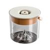 Tea Table Wet-Dry Separator: Transparent Tea Dregs Bucket for Home or Office