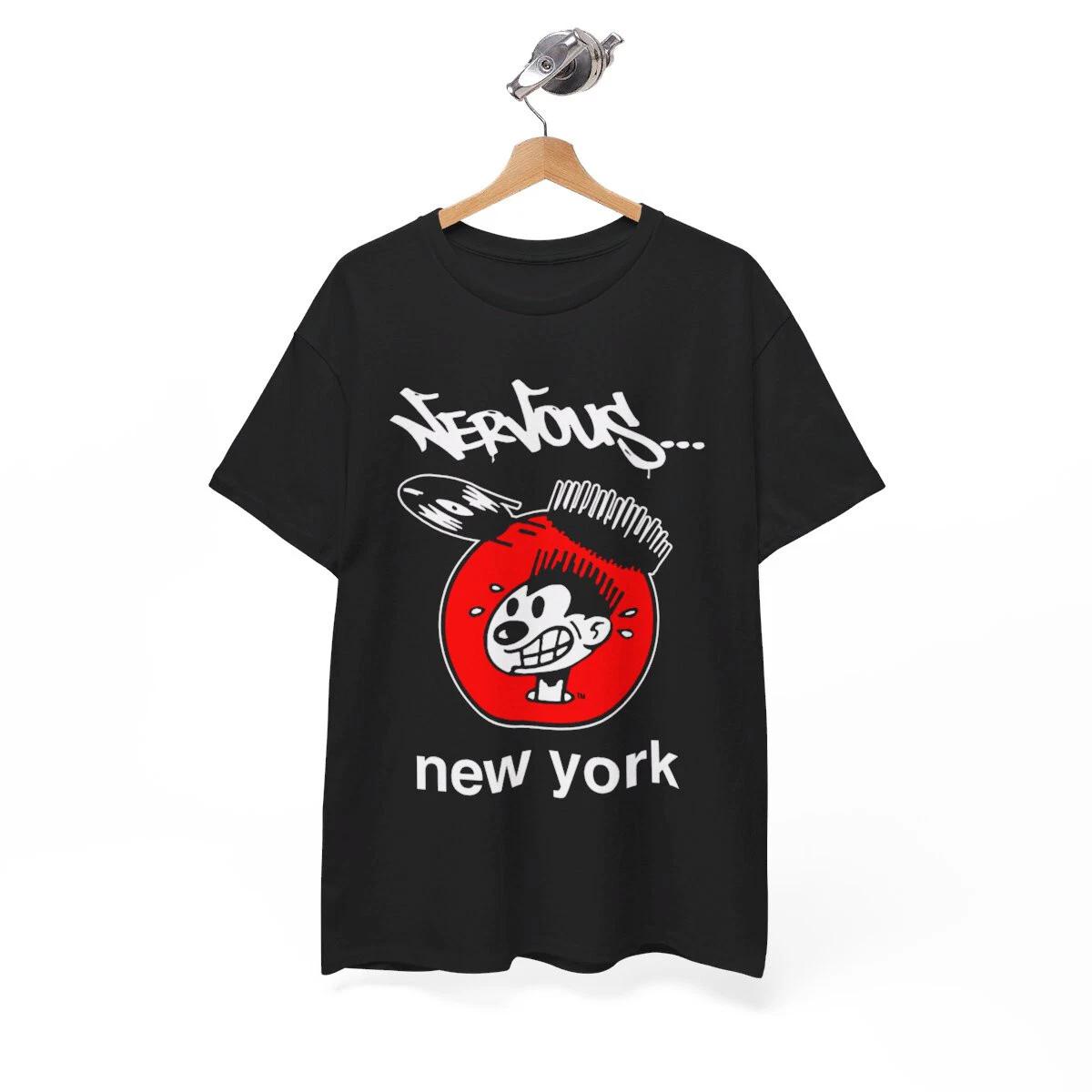 Men s and Women s T-shirts Nervous Hip Hop Rap L