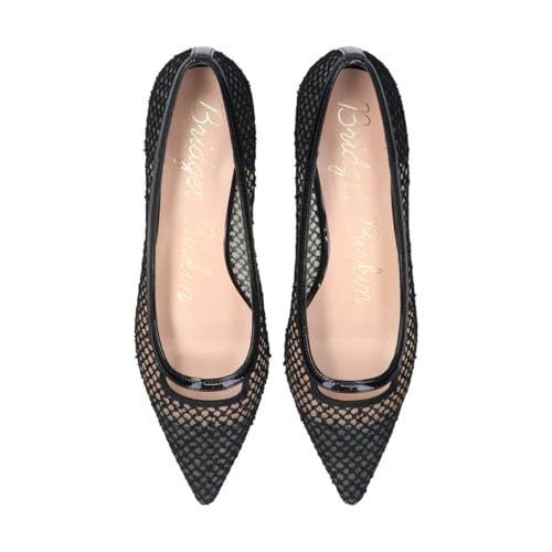 Bridget Birkin Pointed Pumps with Instep Accents 551031