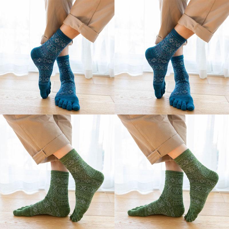 

4 пары 2025 Весна Осень Хлопковые Термо Носки Унисекс Носки Пяти Пальцев Винтажные Повседневные Хлопковые Носки Средней Длины Женские и Мужские Толстые Теплые Носки 4 Pairs