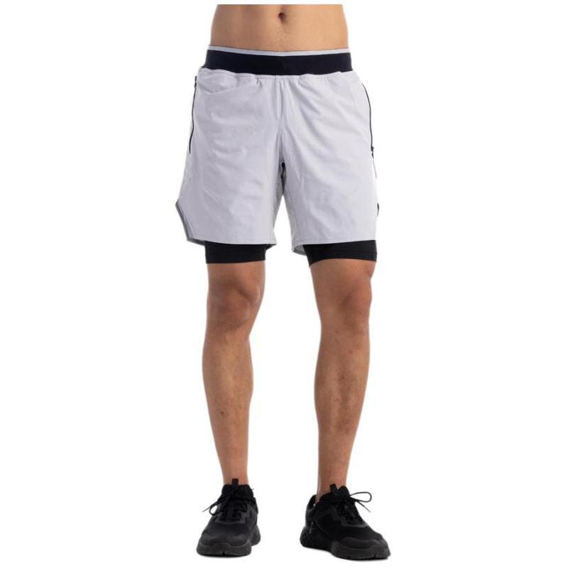 

DECATHLON Celliant® Contrast Abrasion Resistant Zip Pocket Casual Shorts Men s Zinc Grey S