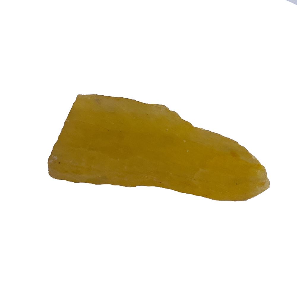 

Natural Yellow Sapphire 129ct Rough Certified Loose Gemstone 57 mm approx жовтий