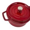 Staub Pico Cocotte Kulatý hrnec 20 cm Smaltovaný hrnec Rund Brater třešeň Pico Cocotte Hrnec Stylové nádobí Kuchyňské nádobí [Staub Hrnec] Cherry/Red