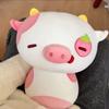 Fluffy Strawberry Pig Plush Toys Collection Pink Girlish Heart Cute Toy  Kids Holiday Gifts