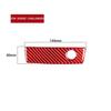For Dodge Challenger 2008-14 Red Carbon Fiber Glove Box Handle Panel Cover Trim