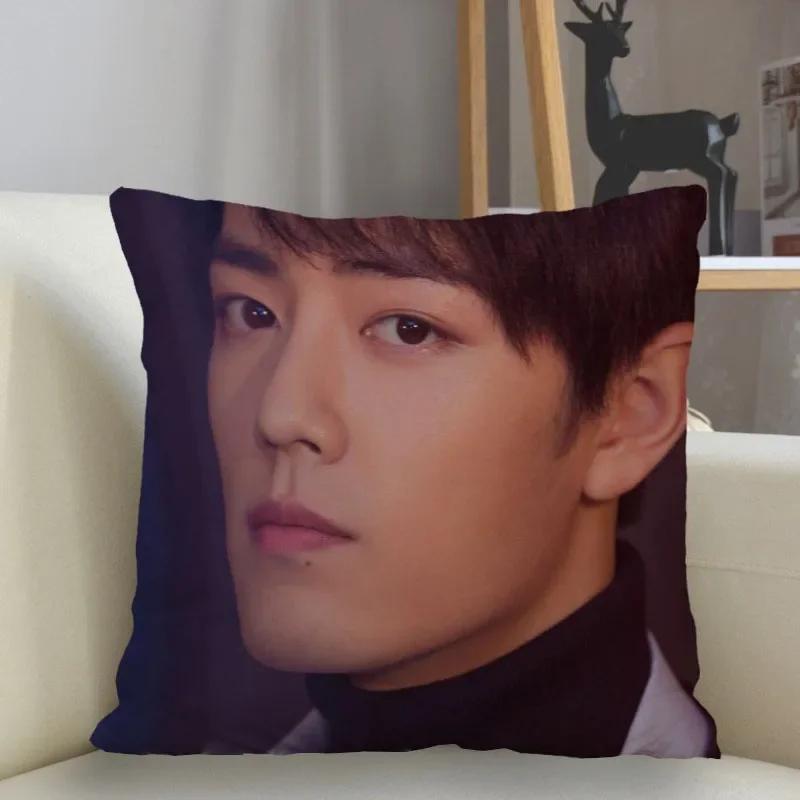 Musife Custom Sean Xiao Xiao Zhan Pillowcase Home Decoration 45*45Cm Zipper Square Pillowcase Throw Pillow Cover Drop Shipping