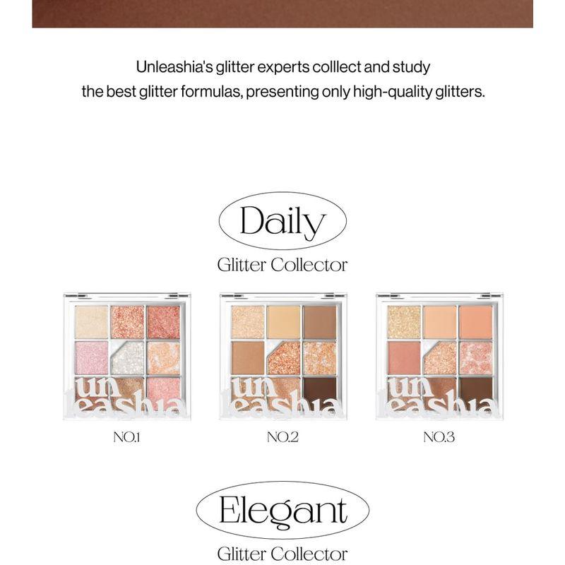 UNLEASHIA - Glitterpedia Eye Palette - 7 Types