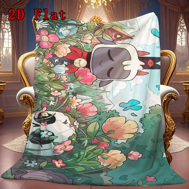 Cult of the Lamb 2D Flat Pattern Flannel Blanket High Quality All Seasons Warmth and Comfort Perfect for Christmas Gifts.PMT0914329