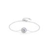 Moissanite 925 Sterling Silver Round Bracelet Fashion Affordable Luxury Full Diamond Bracelet Niche Design Wedding Gift
