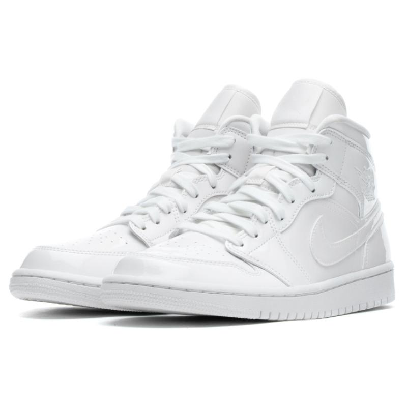 Jordan 1 Mid Triple White Women's Jordan BQ6472-111