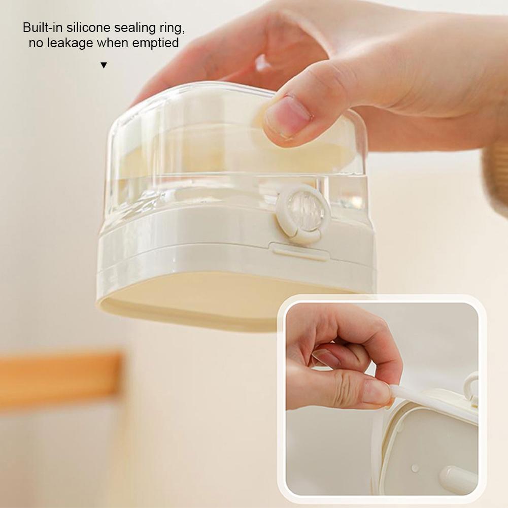 Multi Functional Denture Cleaning Box Portable Bathroom Washing Denture Cleaner Storage Box Denture Cleaning Soaking Box