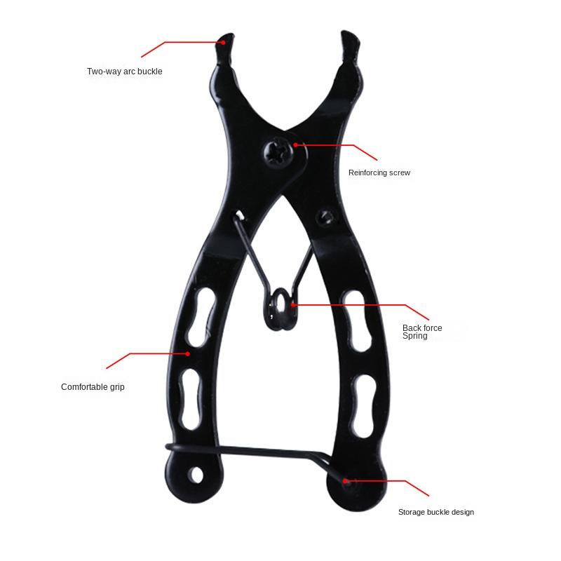 Clești de cataramă pentru lanț de biciclete Mini MTB Lanț de biciclete cu eliberare rapidă Magic Link Bike Gauge Etriere pentru lanț de ciclism Instrumente pentru cârlig