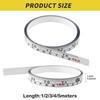Self-Adhesive Metal Tape Measure Imperial and Metric Scales Left-Right Reading Ruler  Woodworking