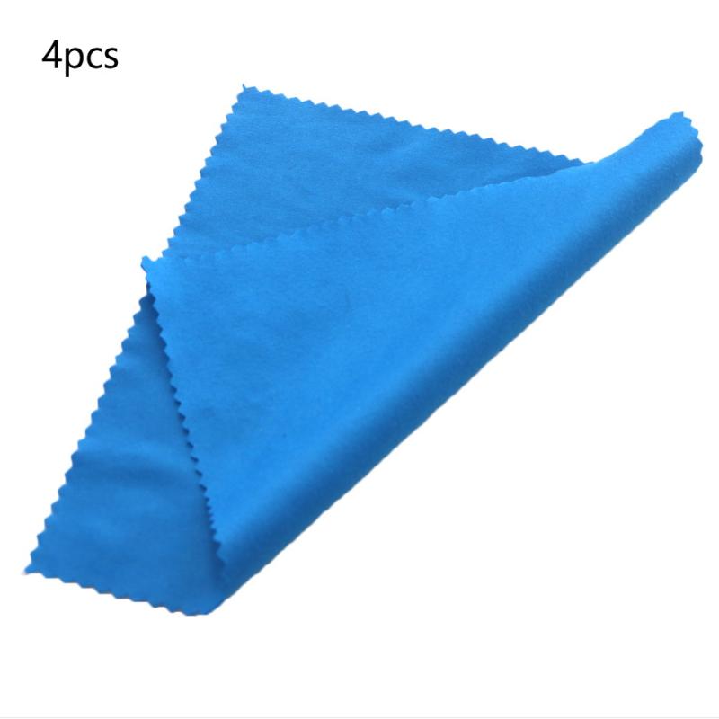 Polishing Cleaning Cloths 4 Pack Accessory Cleaning Cloths Guitar Polishing Microfiber Wax Removal Cloths