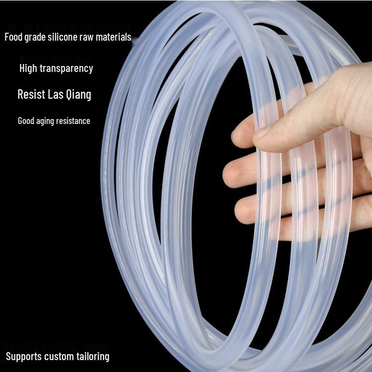 Odorless High/Low Temp Resistant Transparent Silicone Rubber Tubing for Food & Water