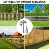 Multiple Use Fence Pegs Heavy Duty Metal Fence Spikes set for Secure Fencing Professional Metal Stakes for Gardeners