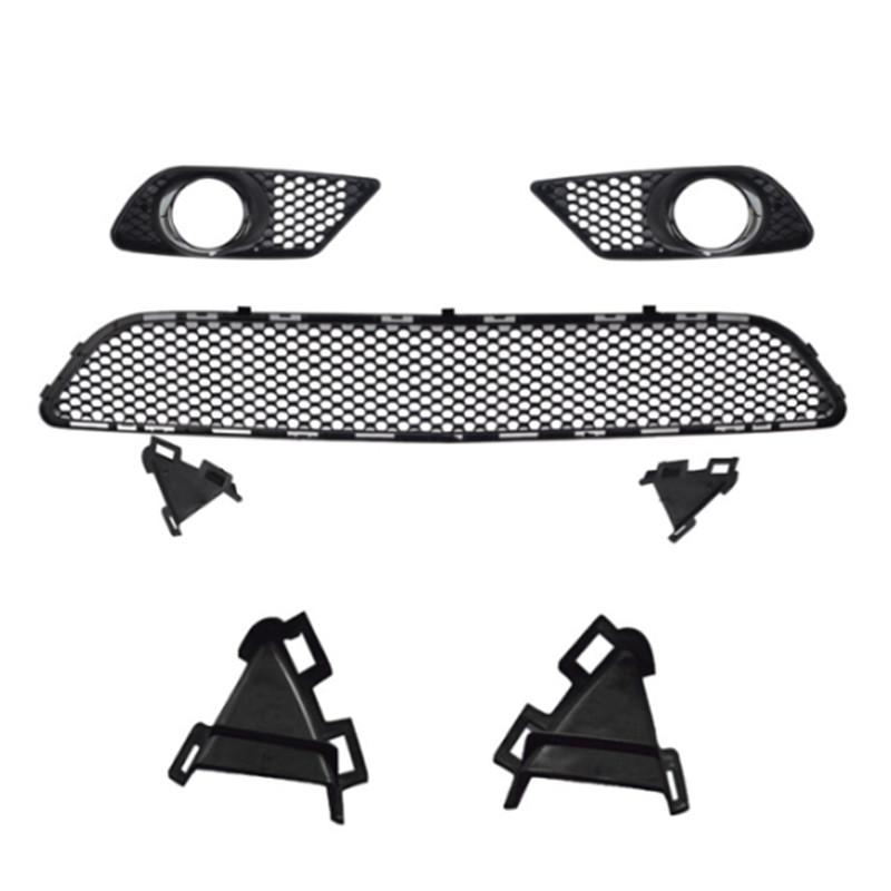 Frontstoßstangengrill Nebelscheinwerferrahmen Für Mercedes Benz C-Klasse W204 2007-2014