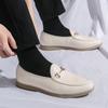 Men's Casual Shoes Men Horsebit Loafers Moccasins Mens Party Wedding Shoe Light Comfortable Driving Flats