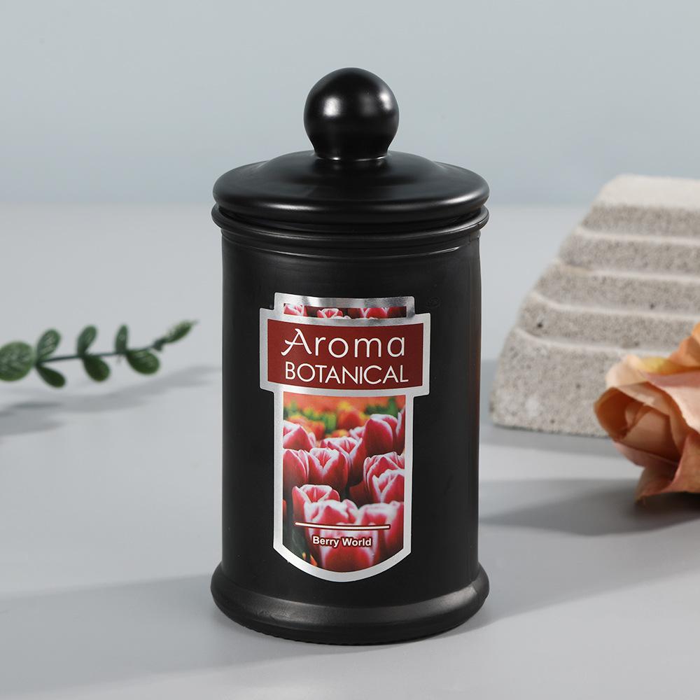 Colorful Tea Can Soy Wax Scented Candle Home Unscented Souvenir Candle