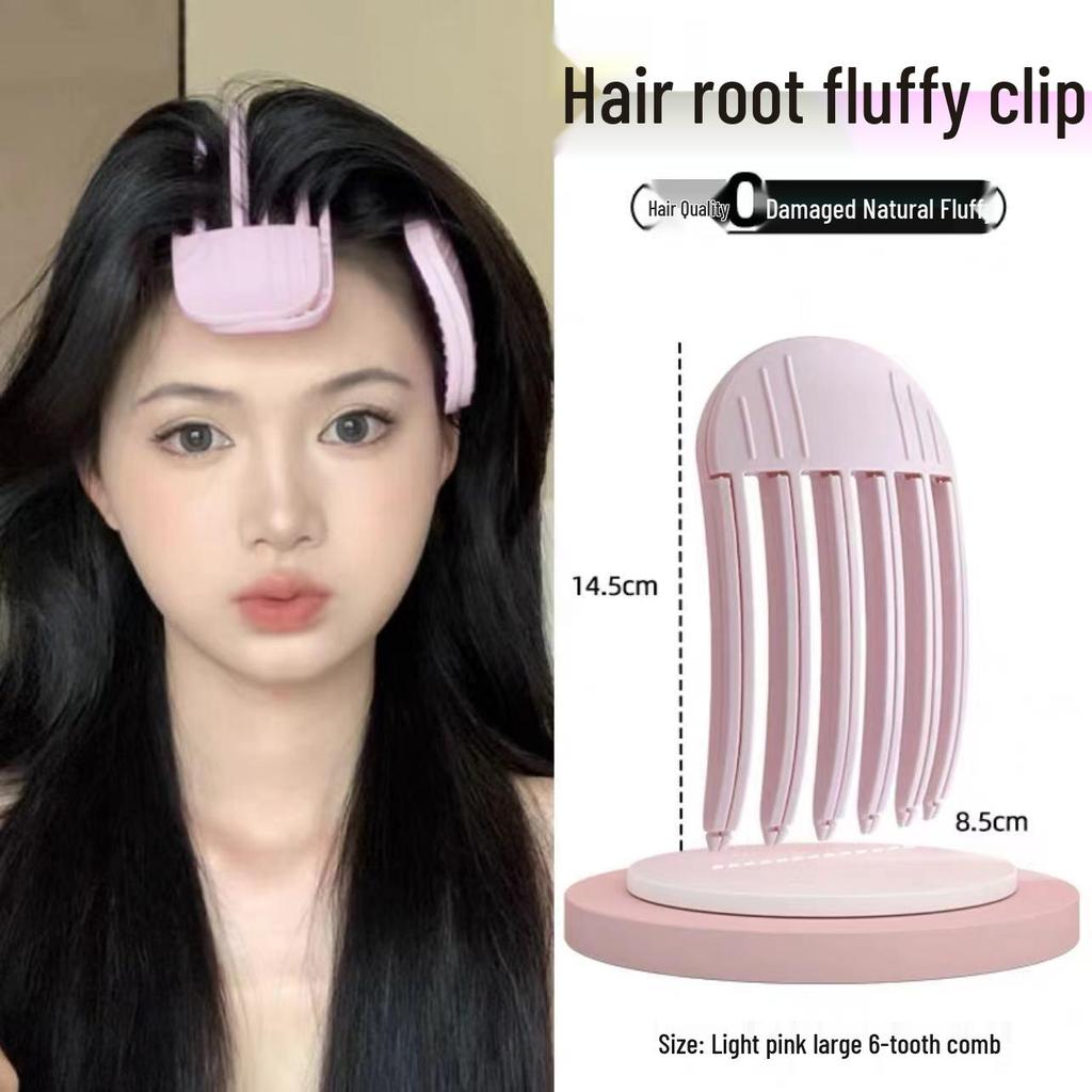 Hřeben pro tvarování vlasů na temeni a klip pro nadýchanou ofinu - Bezchybně tvaruje kořínky pro líné dny