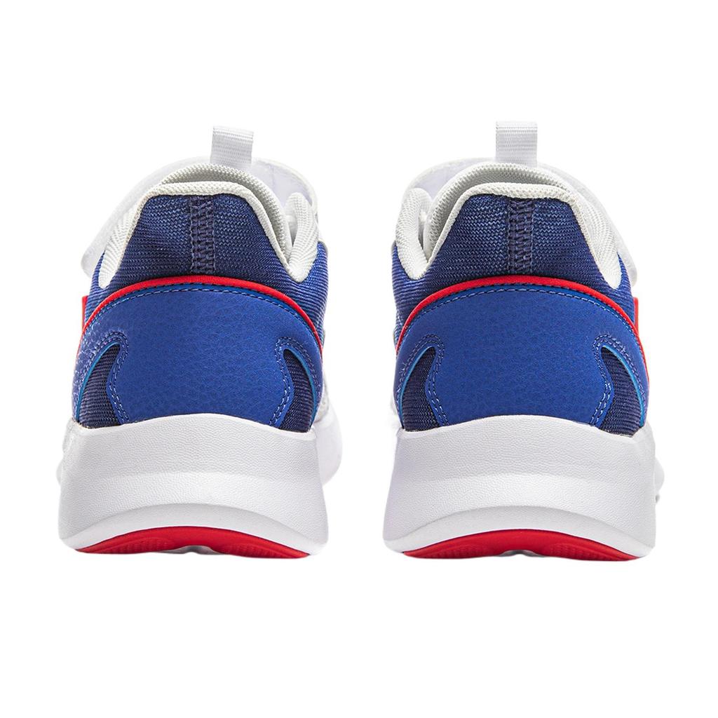 Li Ning Kids Sports Lifestyle Fashion Versatile Comfortable Low-Top Casual Shoes Kids Sneaker Standard-White Bright-Blue YKCU234-1