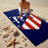 Ultra-Soft Beach Towel with Atlético Madrid Theme,Ideal for Pool - Camping, Diving - Perfect Travel Essential, Vibrant Beach Towel.