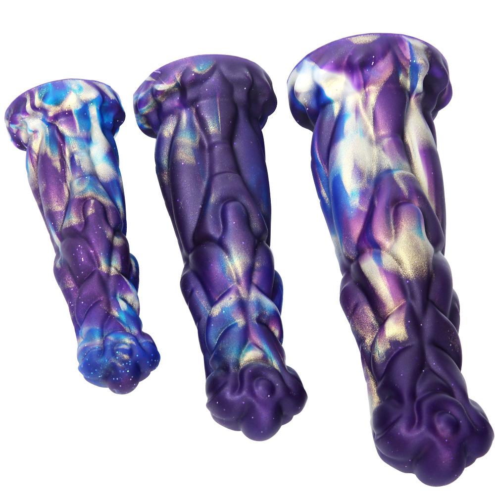 Liquid Silicone Anal Plug  Thick And Large  Shaped Dildo SM Masturbator  Adult Sex Toy
