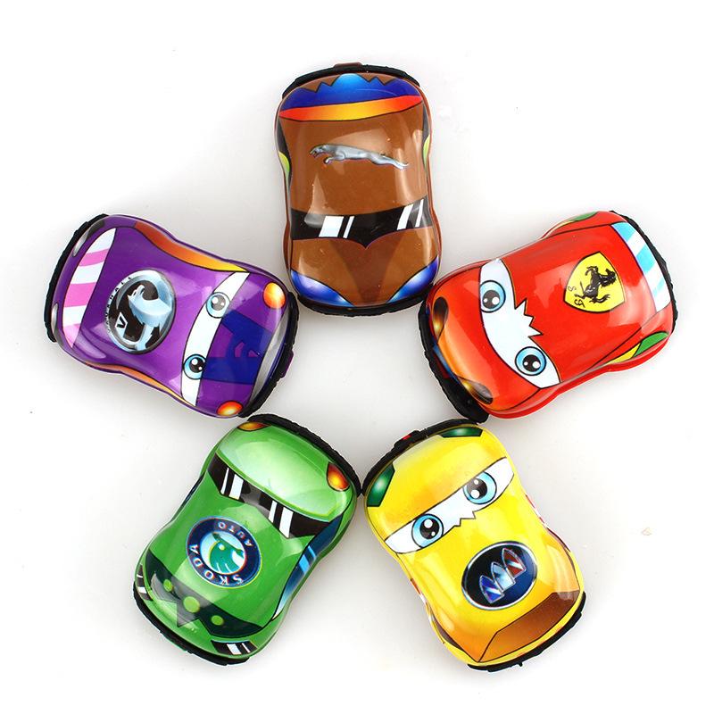 Mini Q Cartoon Pull-Back Car: Children's Toy, Hot-Selling Boy's Gift.
