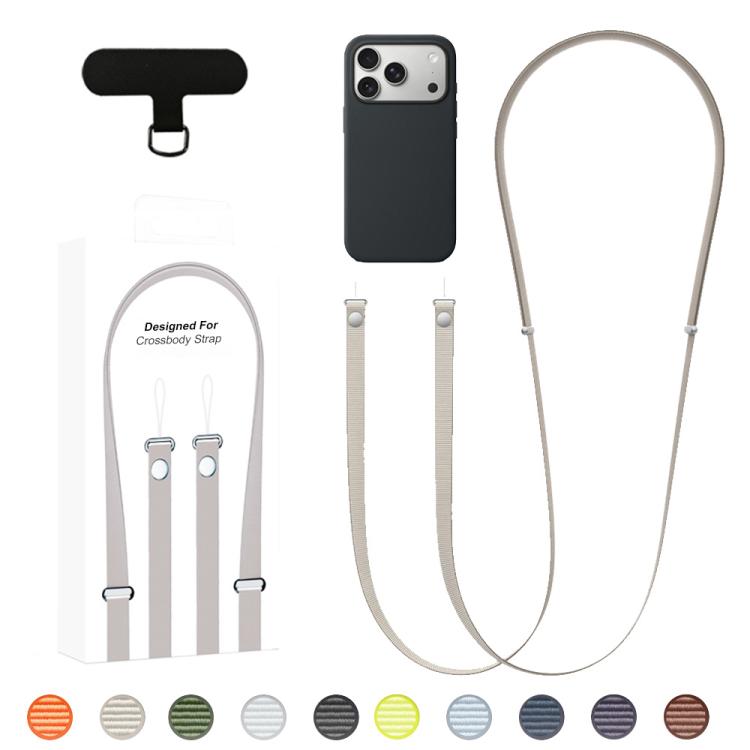 Nylon Magnetic Adjustable Crossbody Strap Phone Anti-Theft Lanyard for iPhone 17 Series